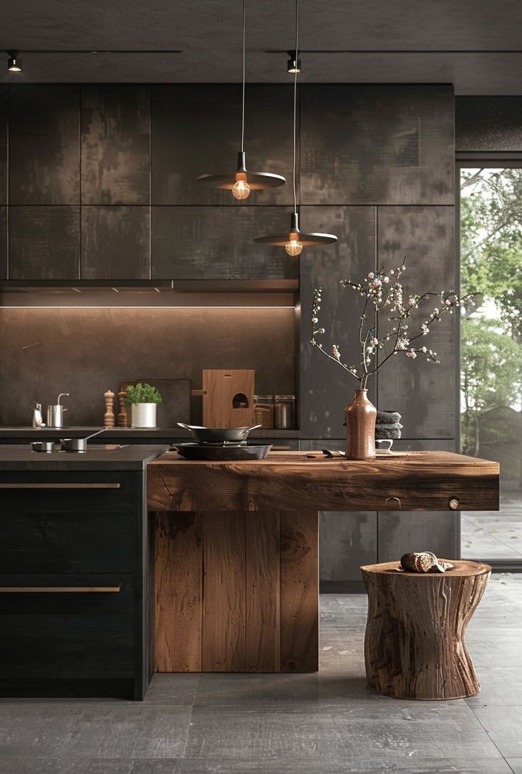 eat-resistant WPC panels behind a cooktop, designed to withstand high temperatures