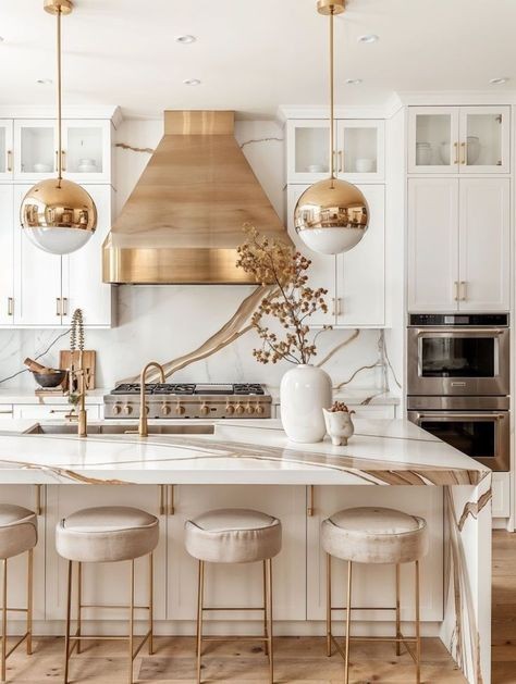 Modern farmhouse kitchen with warm wood-look WPC panels, apron sink, and open shelving