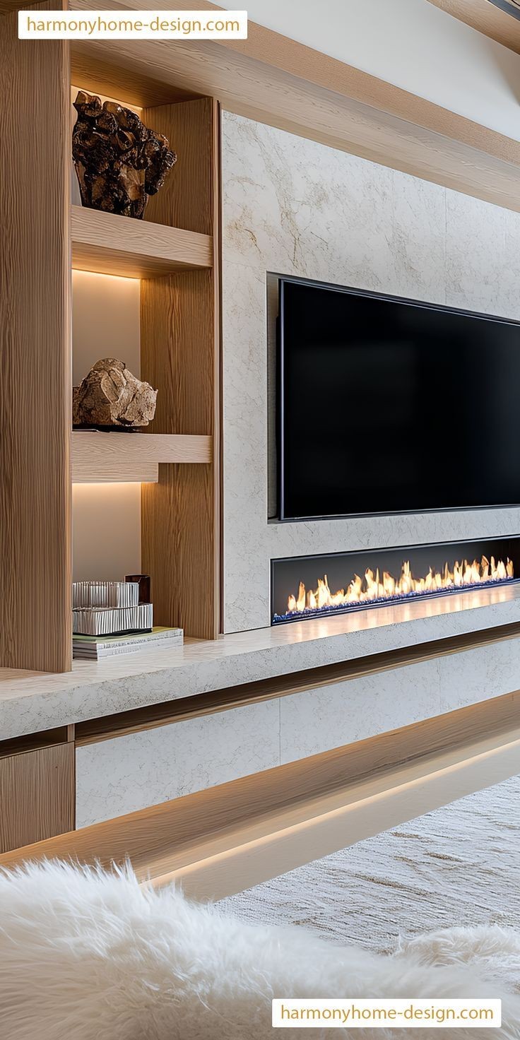 Textured black WPC accent wall with 3D geometric patterns, creating a dramatic living room focal point