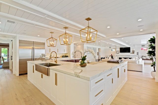 Small-space kitchen with vertical WPC slatted panels, creating an illusion of height and airflow